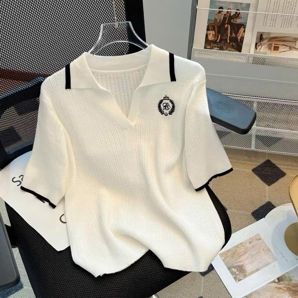 Áo len mongtoghi,áo len dệt kim nữ hàng thanh lý họa tiết dễ thương size 58-63,65kg