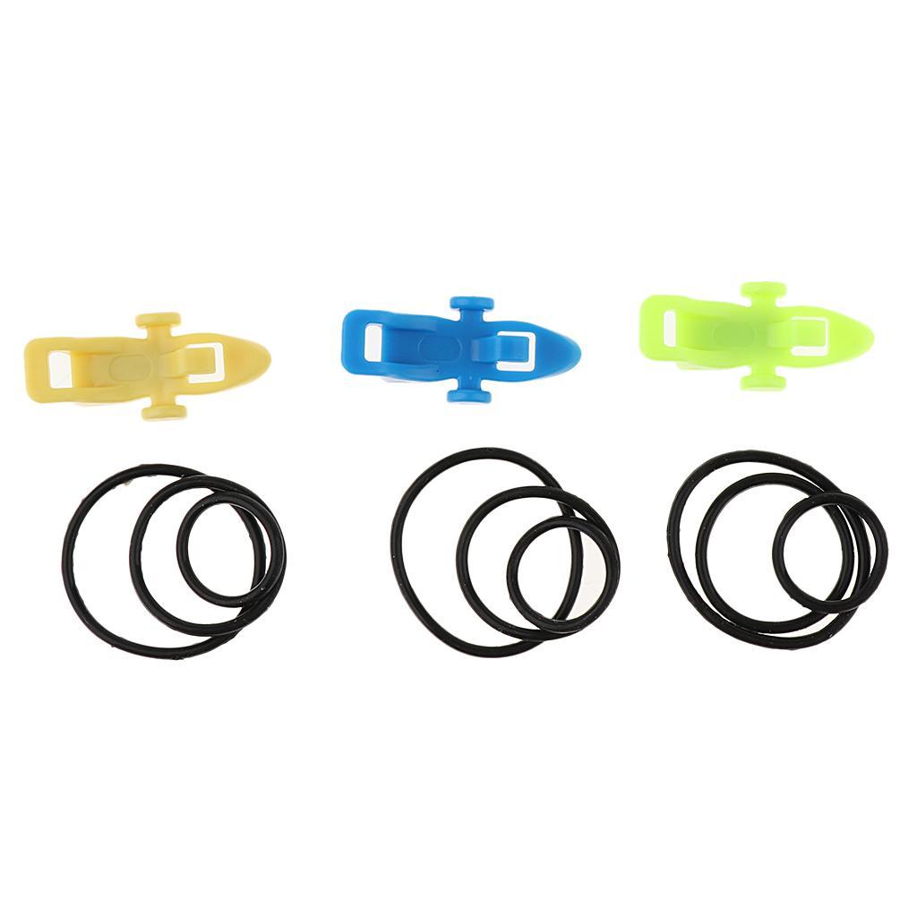 3pcs Fishing Rod Pole Hook Keeper Spoon Lure Bait Holder Tackle Accessories