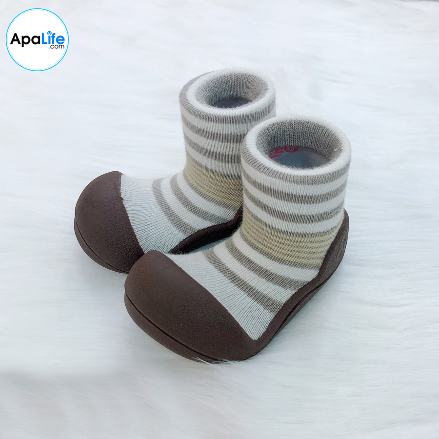 Hình ảnh Attipas Natural Herb - 2 Tone/ AT032 - Giày tập đi cho bé trai /bé gái từ 3 - 24 tháng nhập Hàn Quốc: đế mềm, êm chân & chống trượt