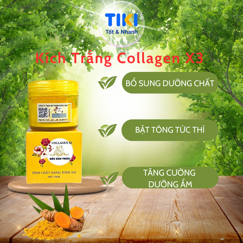 Kem DưỡngTrắng Da Toàn Thân Body Collagen X3 Luxury Kem Body Dưỡng Ẩm Trắng Da Đông Anh Chính Hãng 250g