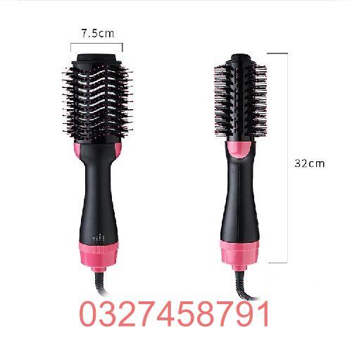 Lược Điện Kiêm Mấy Sấy Khí Tạo Phồng Đa Năng -Lược uốn tóc tạo độ xoăn - ONE STEP