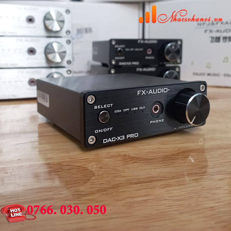 Giải Mã Giá Siêu Rẻ FX AUDIO X3-PRo Nghe Nhạc 24Bit - Hàng Chính Hãng