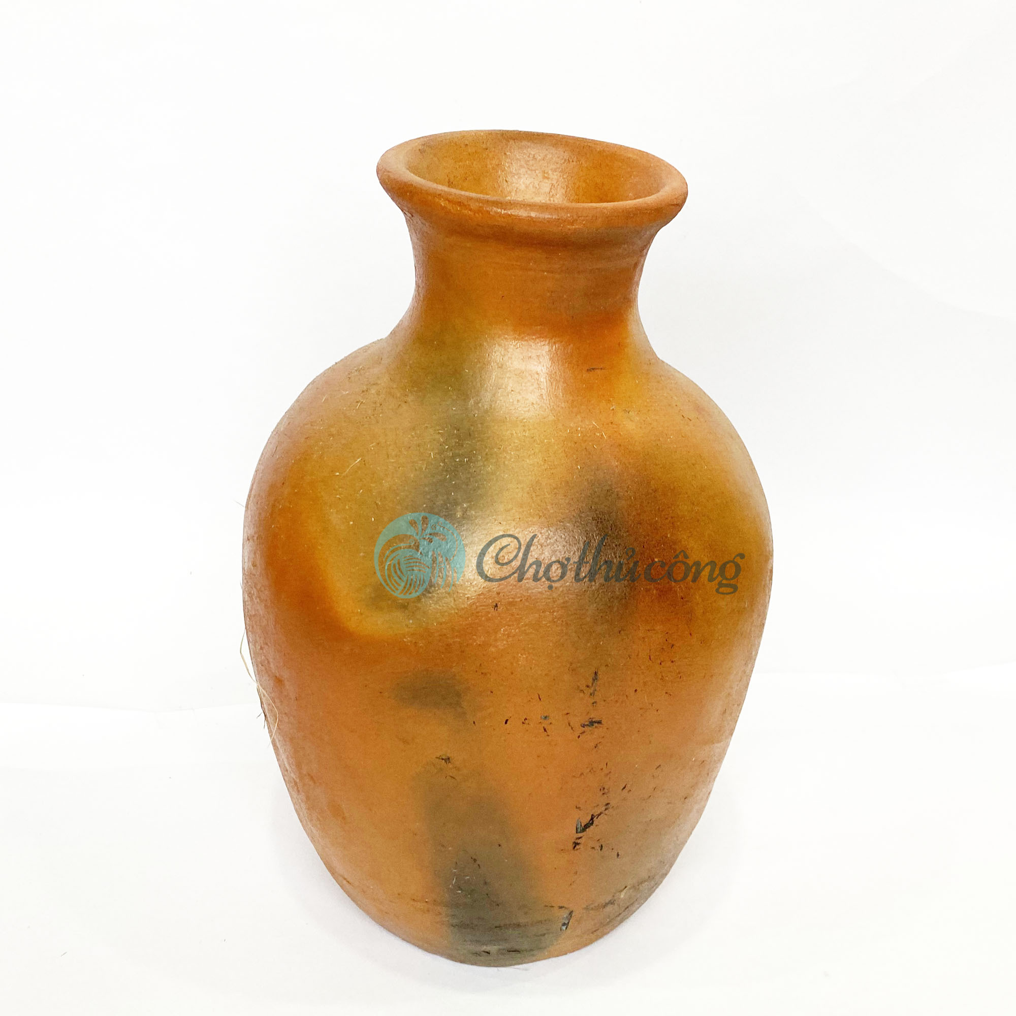 Bình hoa to vintage, Bình gốm cắm hoa decor, lọ hoa chậu đất nung thủ công Gốm Chăm Bàu Trúc trang trí handmade terracotta