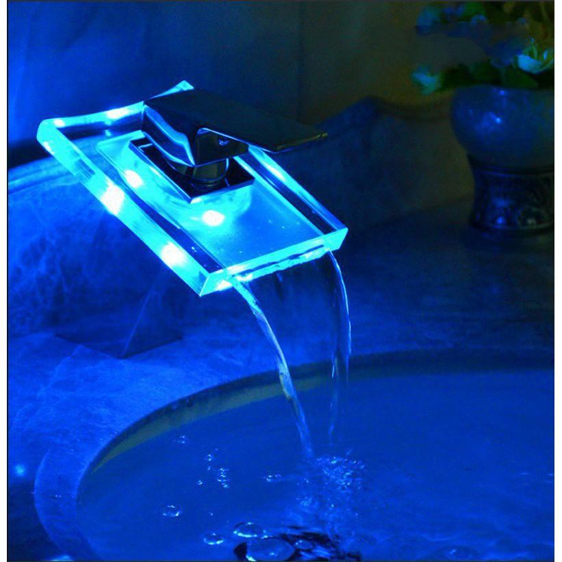 Vòi lavabo Led đổi màu theo nhiệt độ hàng inox cao cấp Home and Garden