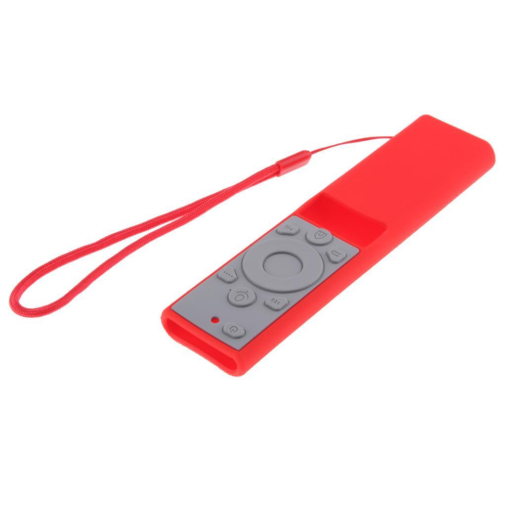 Silicone Rubber Case Cover For TV Samsung BN59-01265A Red + Gray