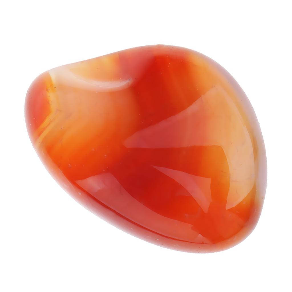 2x20-30mm Natural Agate Stone Feng Shui Reiki Ornament Stone Lucky Stone