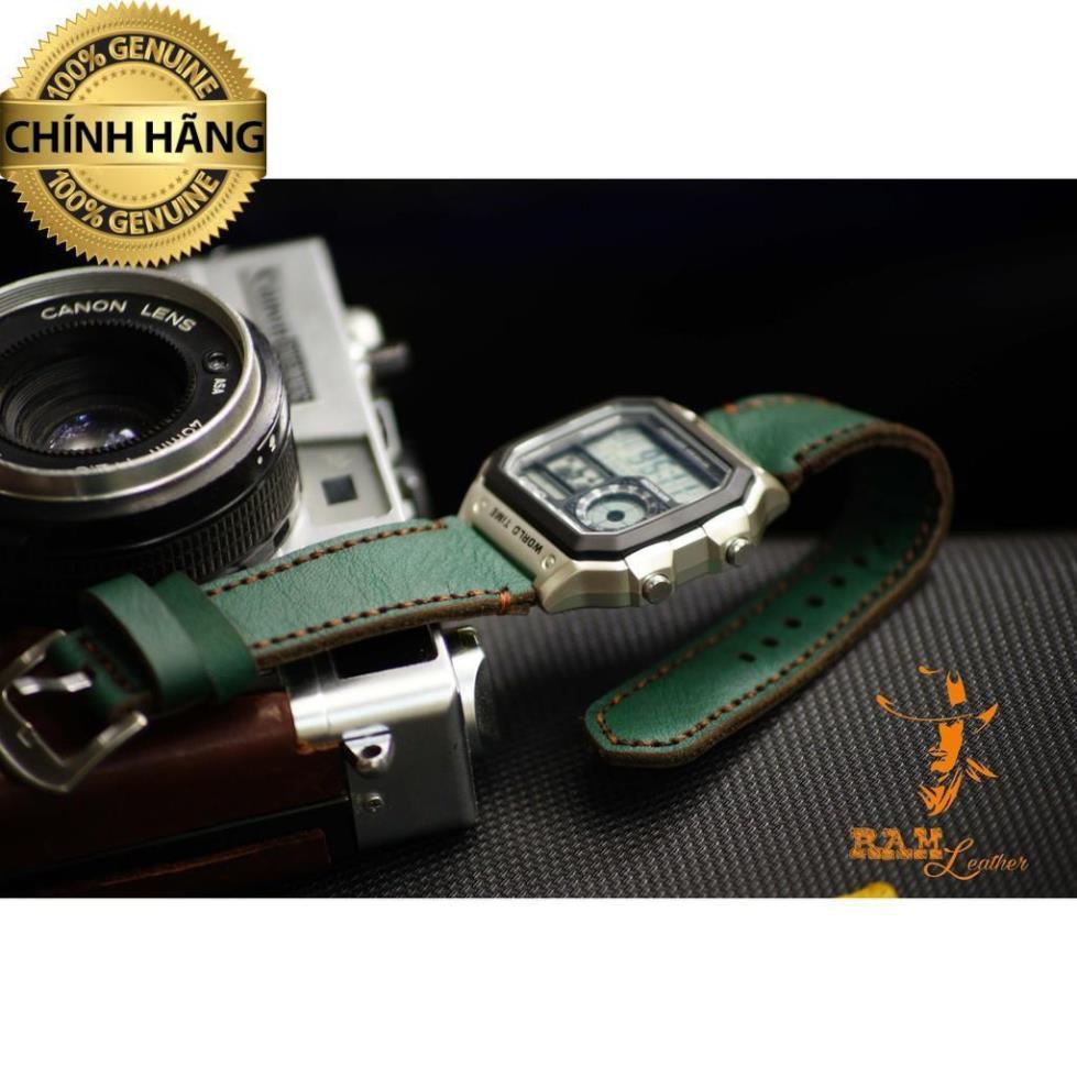 DÂY ĐỒNG HỒ RAM GREEN MAY THỦ CÔNG - HÀNG CHÍNH HÃNG