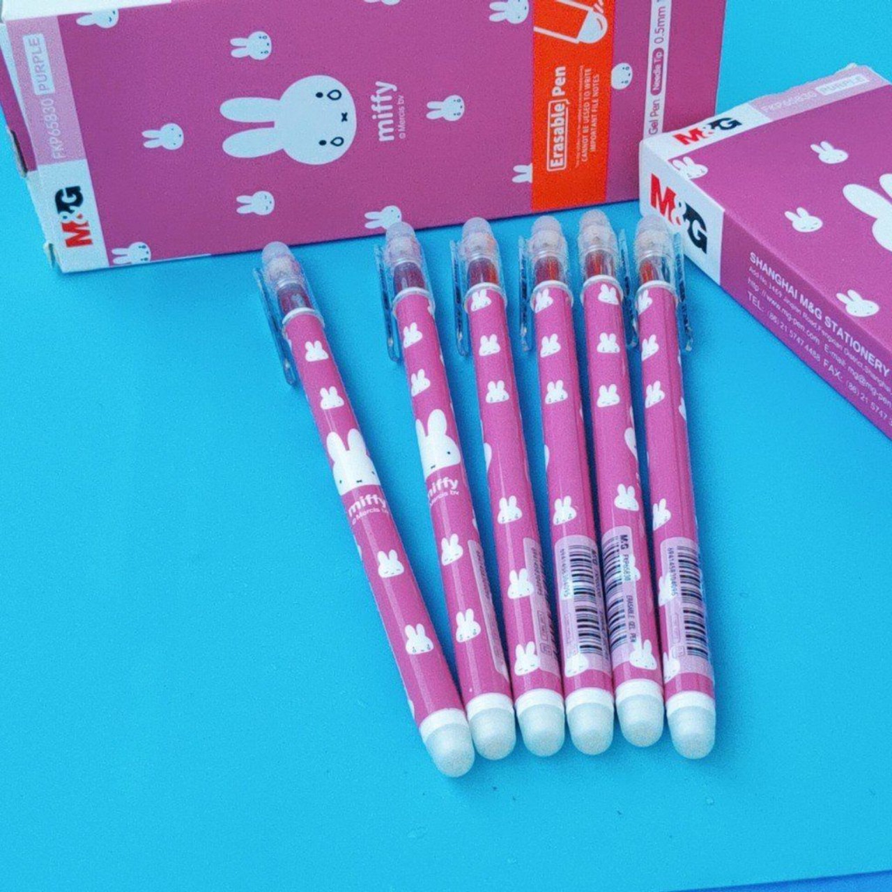 Bút nước xóa được 0.5mm Miffy M&G - FKP65830 màu tím