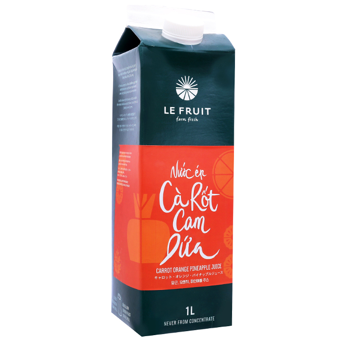 Nước Ép Cà rốt, Cam, Dứa Le Fruit