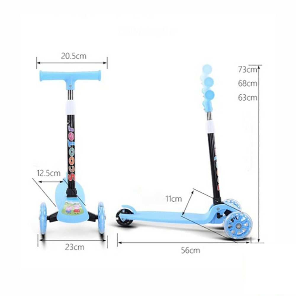 Xe trượt Scooter 3 bánh có bánh xe phát sáng cho bé yêu