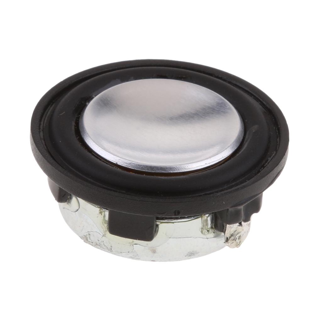 4X DIY 28mm Mini Stereo Audio Speaker Full-range DIY Loudspeaker Hifi Black