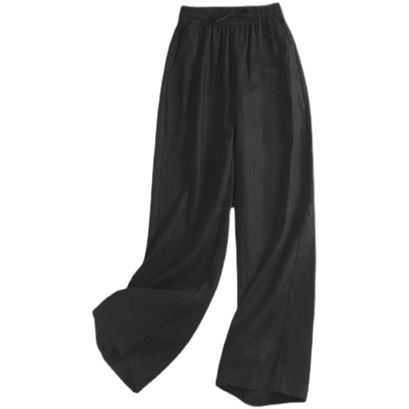 Quần linen dáng dài form chuẩn Hàn Quốc tiểu thư nhẹ nhàng QD09