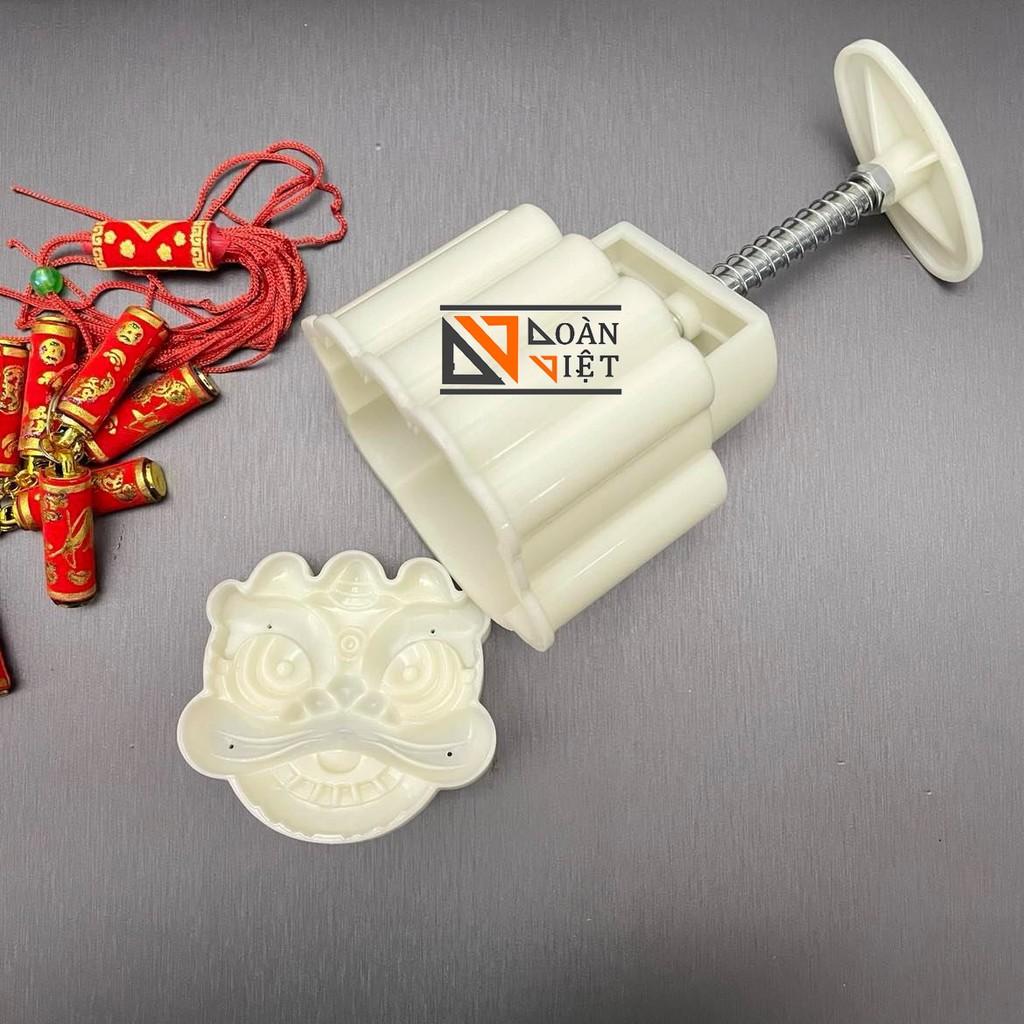 Khuôn Trung Thu 3D Siêu Sắc Nét - Hình ĐẦU LÂN 150g , mẫu mới