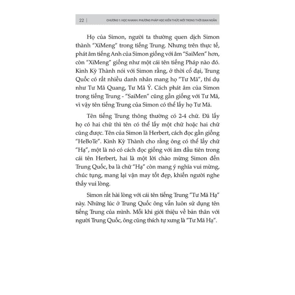 Sách - Phương Pháp Học Tập Của Simon - Cách Học Nhanh, Nhớ Lâu Mọi Kiến Thức - Sách Phát Triển Bản Thân Mỗi Ngày - MCBooks