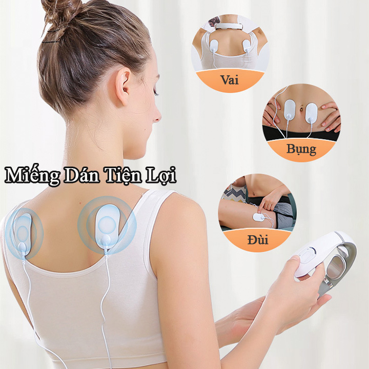 Máy Massage Cổ Điện Xung Leerkang LEK-518D tích hợp massage nhiệt