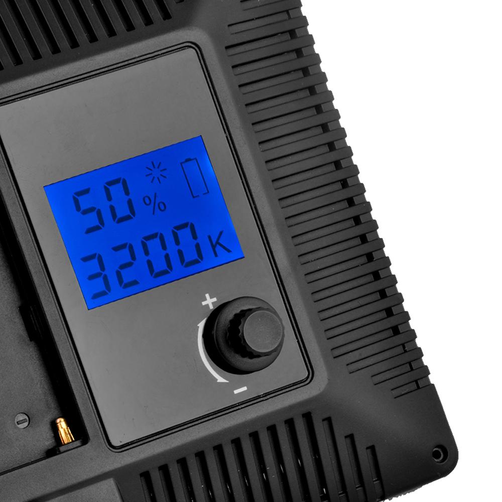 Đèn chiếu video LED siêu mỏng có thể điều chỉnh độ sáng 3200K-6200K Công suất 15W