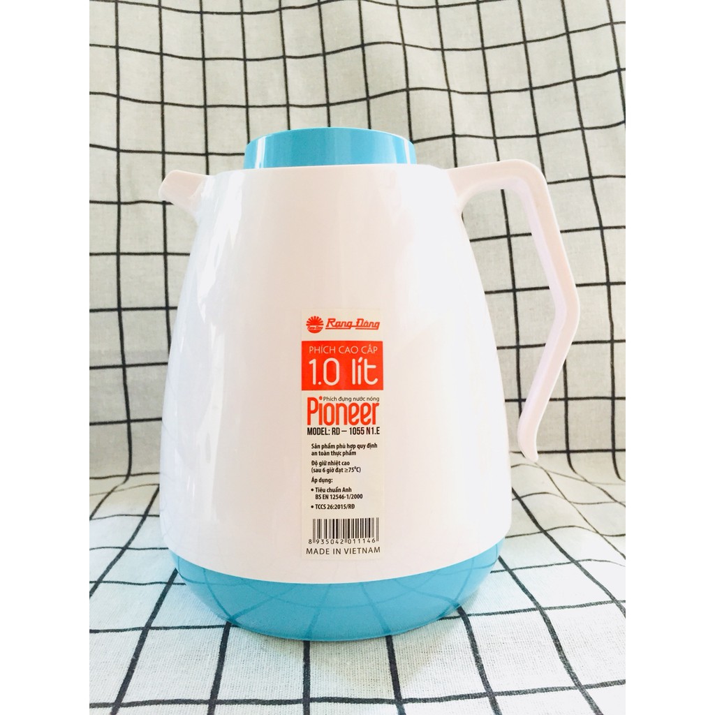 Bình trà giữ nhiệt 1 lít Rạng Đông RD 1055 N1.E