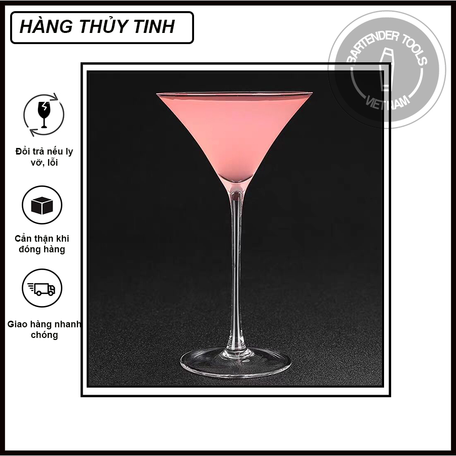 Martini Glass Cocktail - Ly cocktail thủy tinh nón