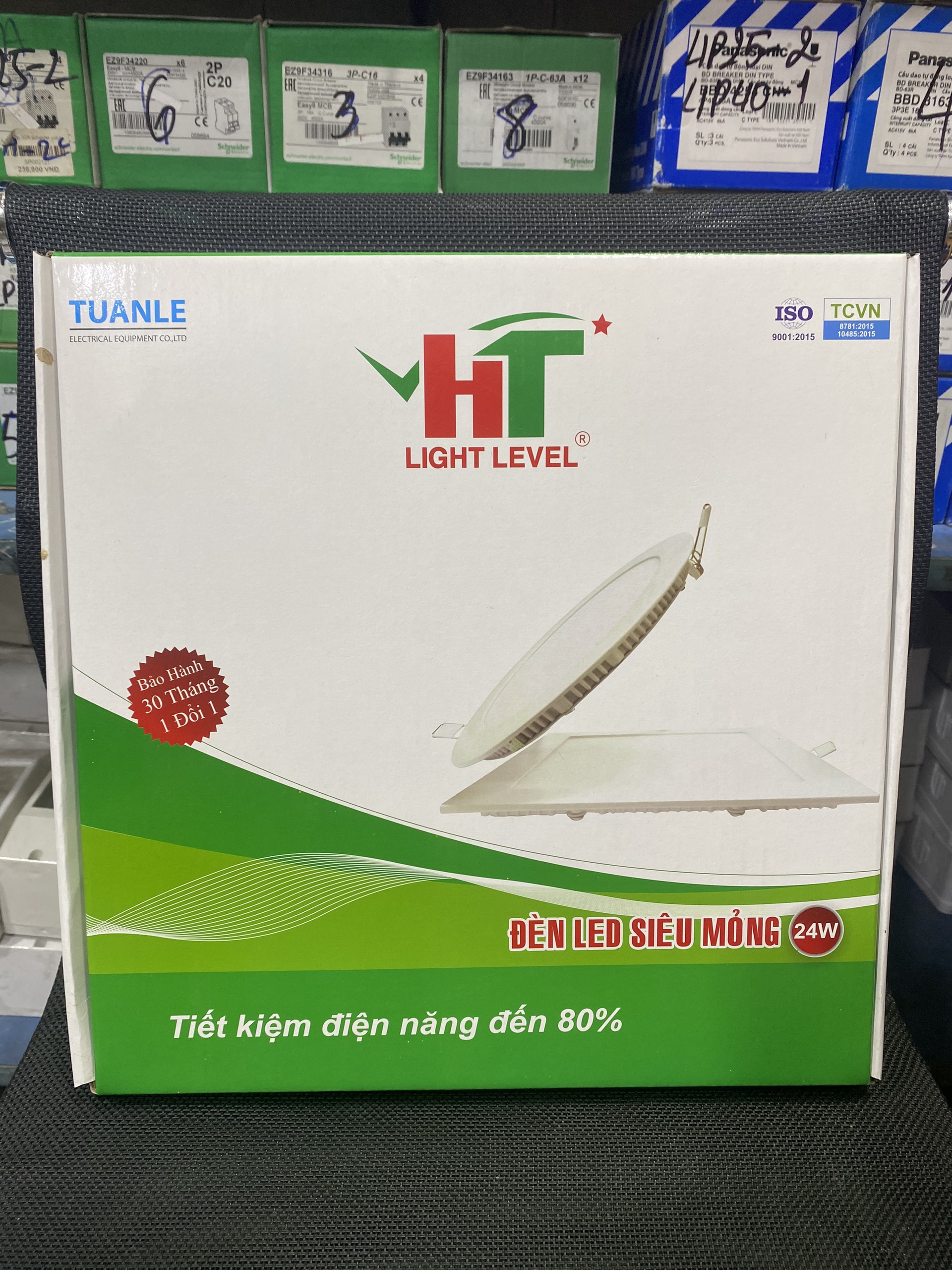 Đèn LED Âm Trần Siêu Mỏng 24W HT
