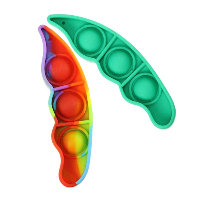 Press Toy Silicone Grip Device Exercise Arm Muscle Training Five-finger Strength Grip Decompression Toy HB