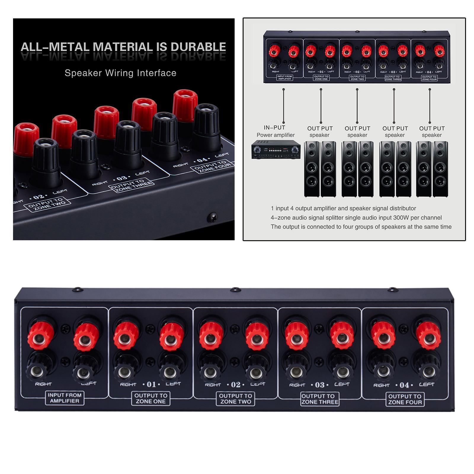 1 Amplifier Distributor 4 Signal Distribution Panel