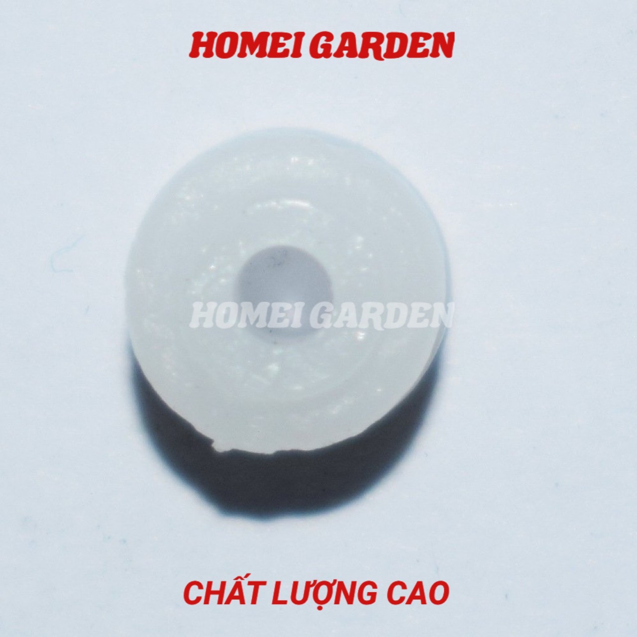 10 ròng rọc nhựa 6X2mm màu trắng 62A DIY - HM0077