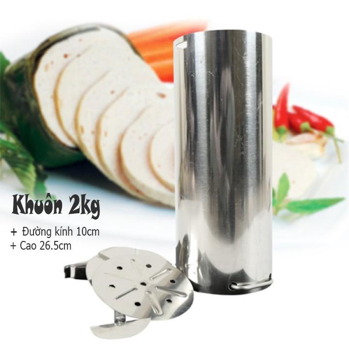 Combo 4 Khuôn làm giò lụa 2kg bằng inox giúp bạn trổ tài làm món giò thật dễ dàng br00367-1