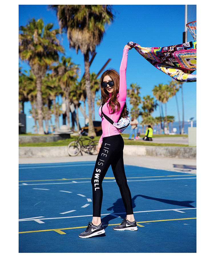 Quần bơi nữ dài tới mắt cá ( size S đến size 3XL ) vải thun lạnh co giãn