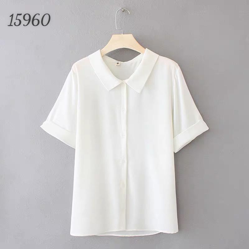 Sơmi BIGSIZE tay ngắn màu trơn 15960