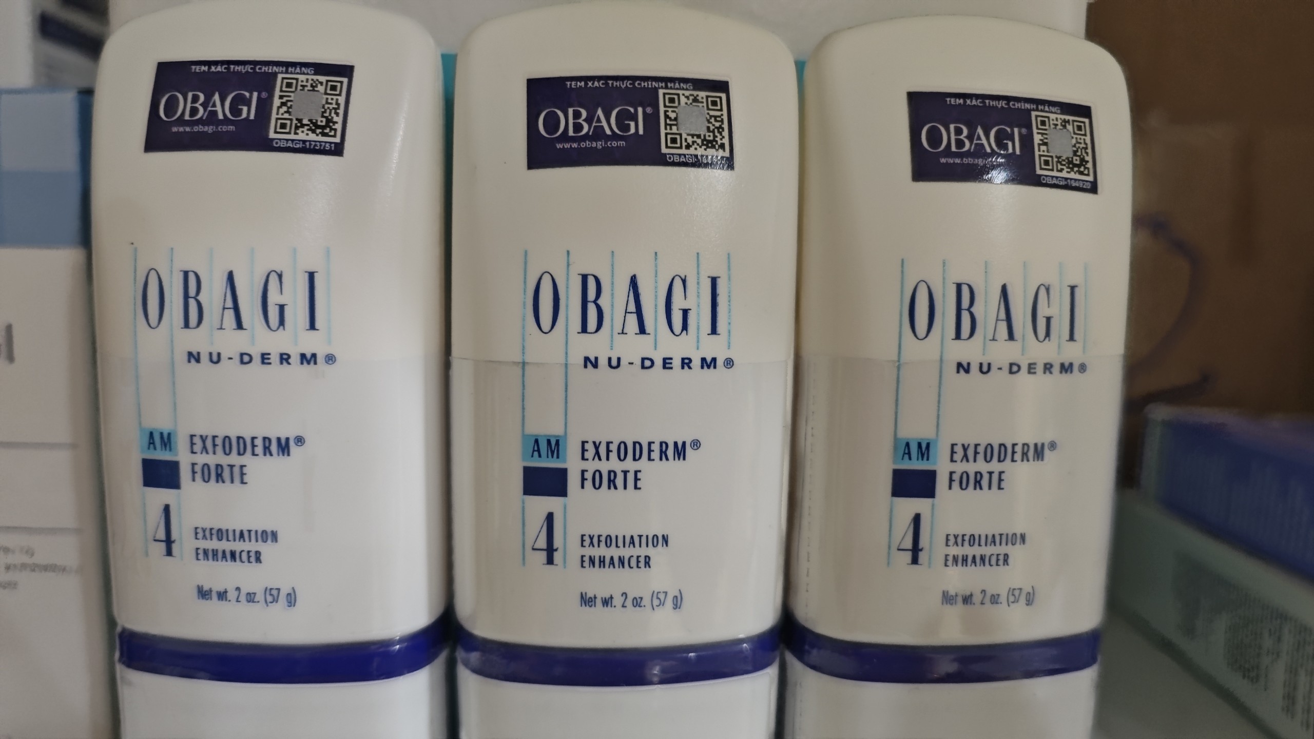 Lotion Tẩy Da Chết Cho Da Dầu Chứa AHA Obagi Nu-Derm Exfoderm Forte 57g