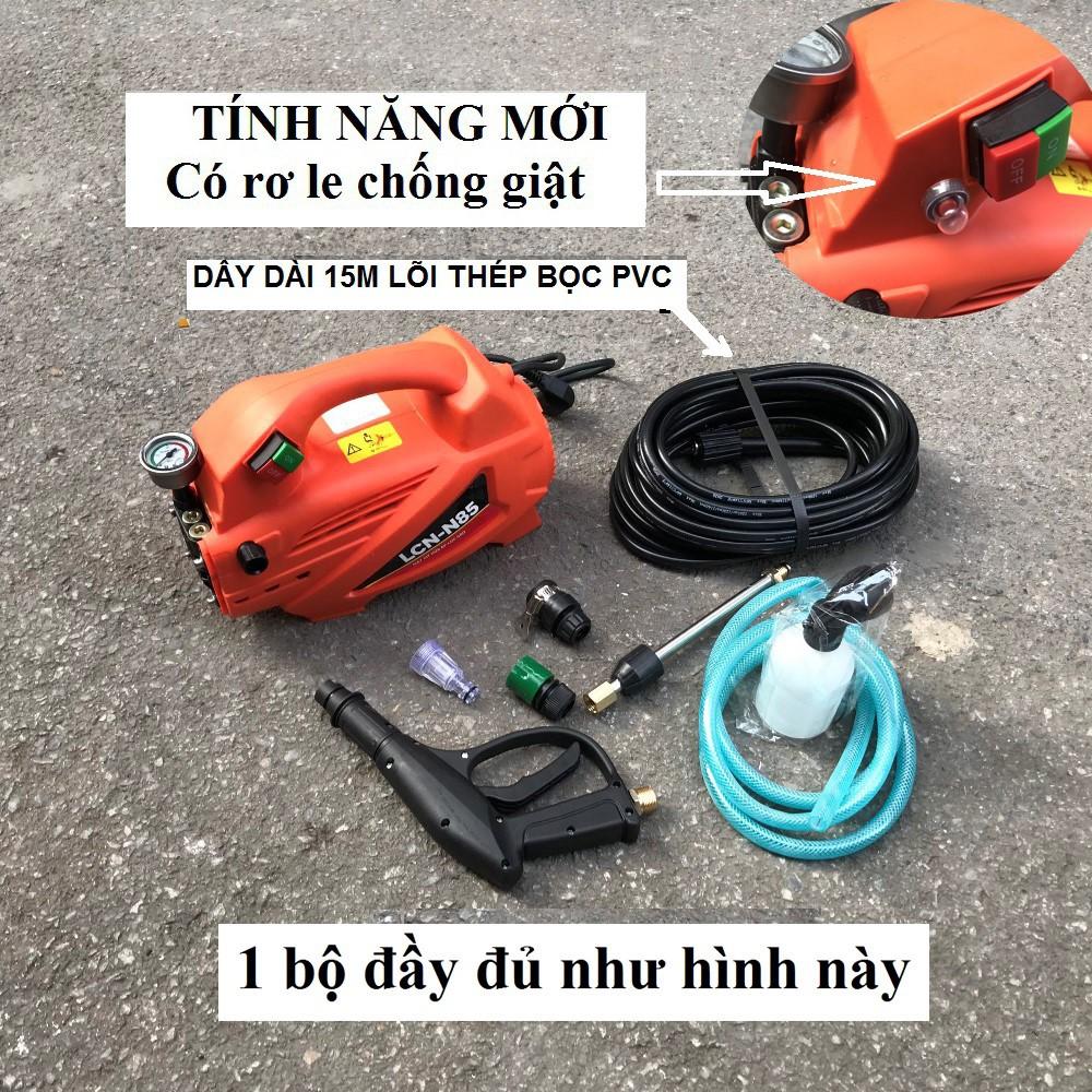 Máy Rửa Xe Gia Đình LCN 3 2000w Loại 1 Chính Hãng Máy Rửa Xe Mini