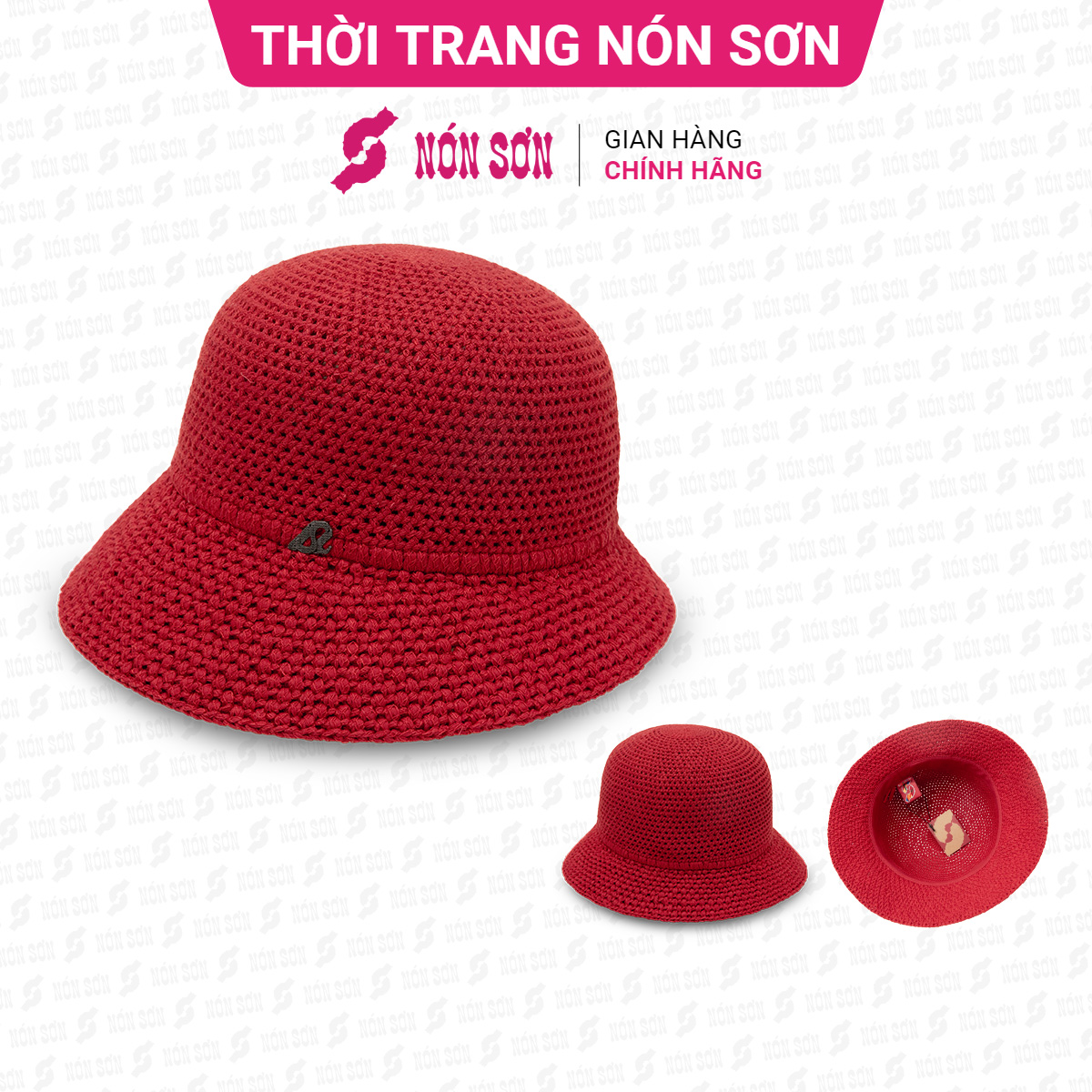 Mũ vành đan tay cao cấp NÓN SƠN chính hãng ĐH142-ĐO3