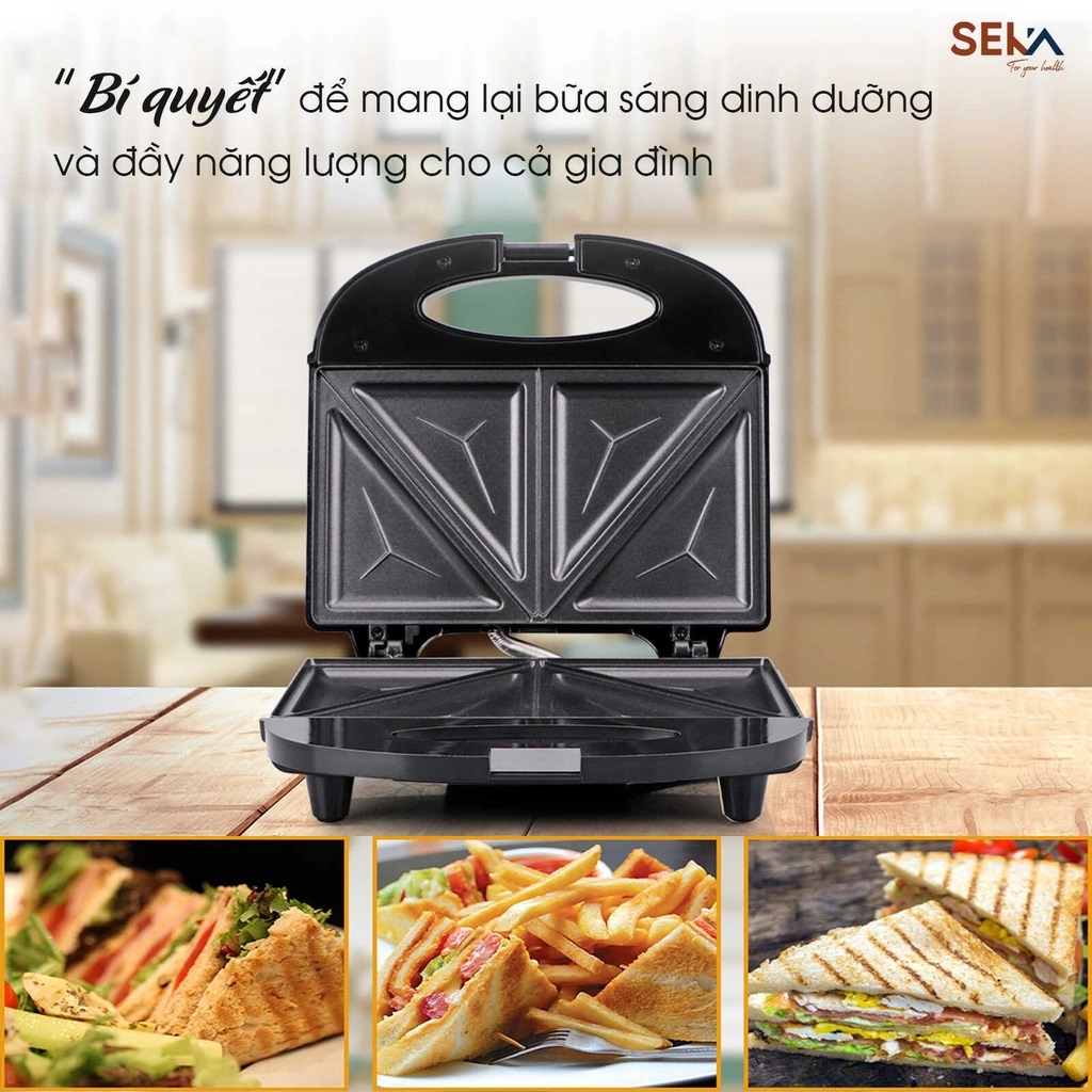 Máy Nướng Bánh Sandwich SEKA SK550 - Hàng Chính Hãng