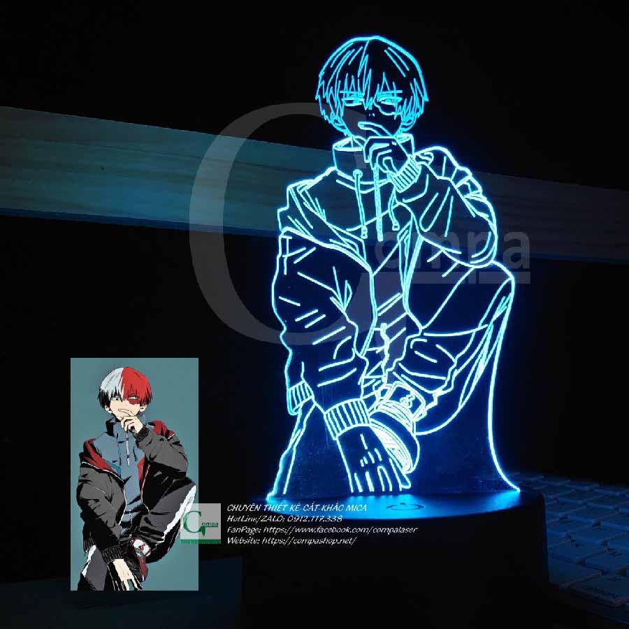 Đèn Ngủ My Hero Academia Todoroki Shoto Đẹp và Chất Type 01