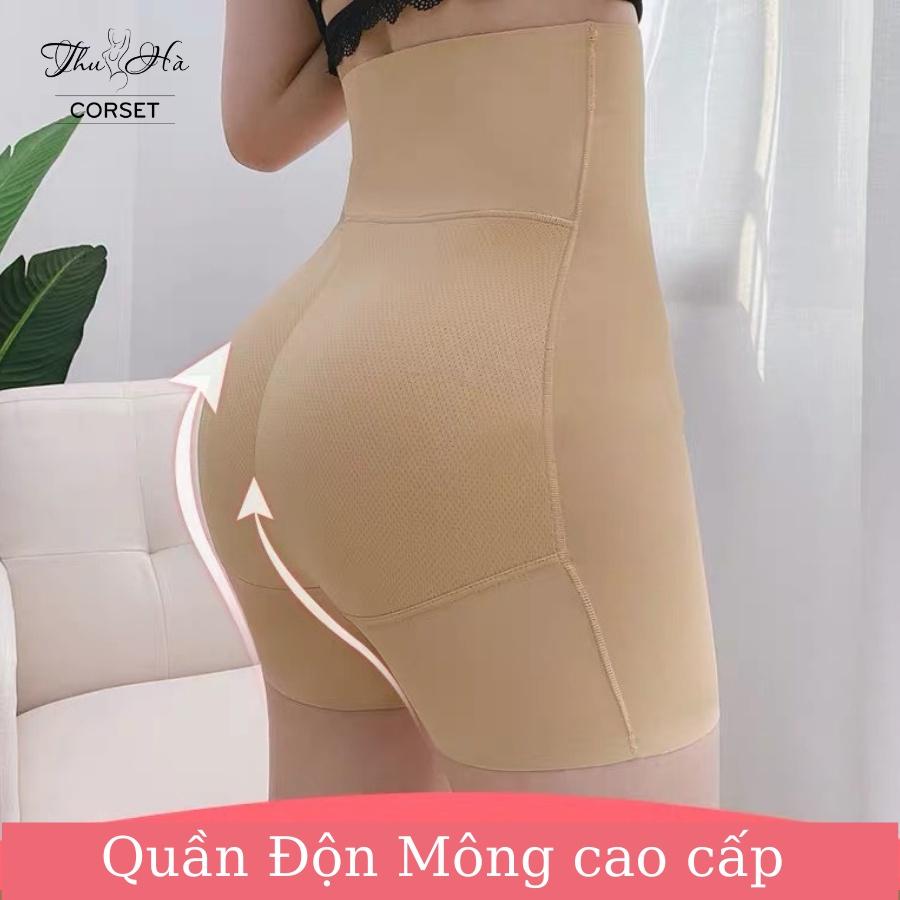 Quần độn mông su đúc, cạp cao gen bụng, mặc váy body, áo dài CAO CẤP