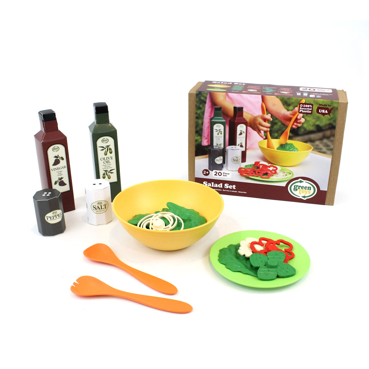 Bộ Đồ Chơi Làm Salad Green Toys Cho Bé Từ 2 Tuổi