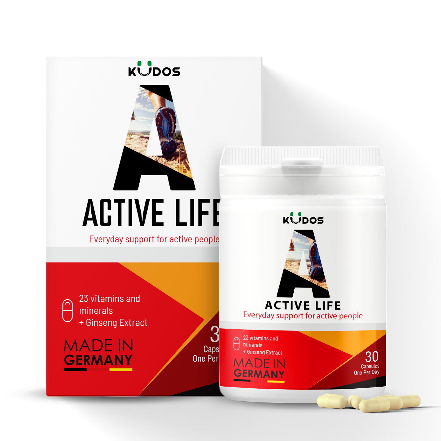 Viên Nang Bổ sung Vitamin và Khoáng Chất Tổng Hợp KUDOS ACTIVE LIFE