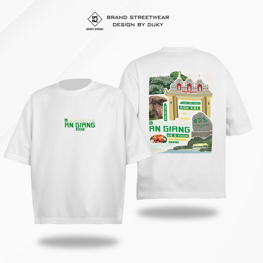 Áo thun Local Brand unisex in hình An Giang chất liệu cotton dày dặn - Duky Store