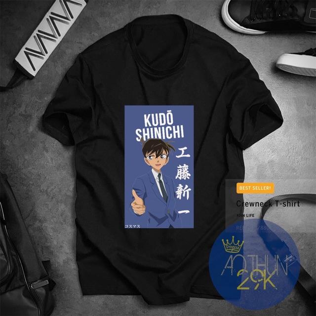 Áo thun xịn sò in hình UNISEX CONAN ANIME đẹp giá rẻ - Nhận in áo theo yêu cầu