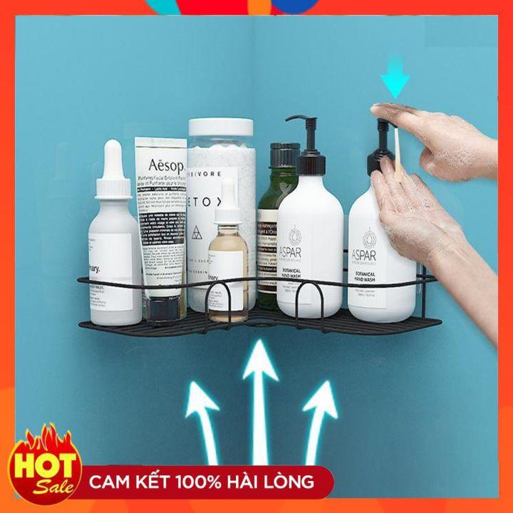 Kệ góc dán tường nhà tắm ️️ nhà bếp siêu tiện dụng