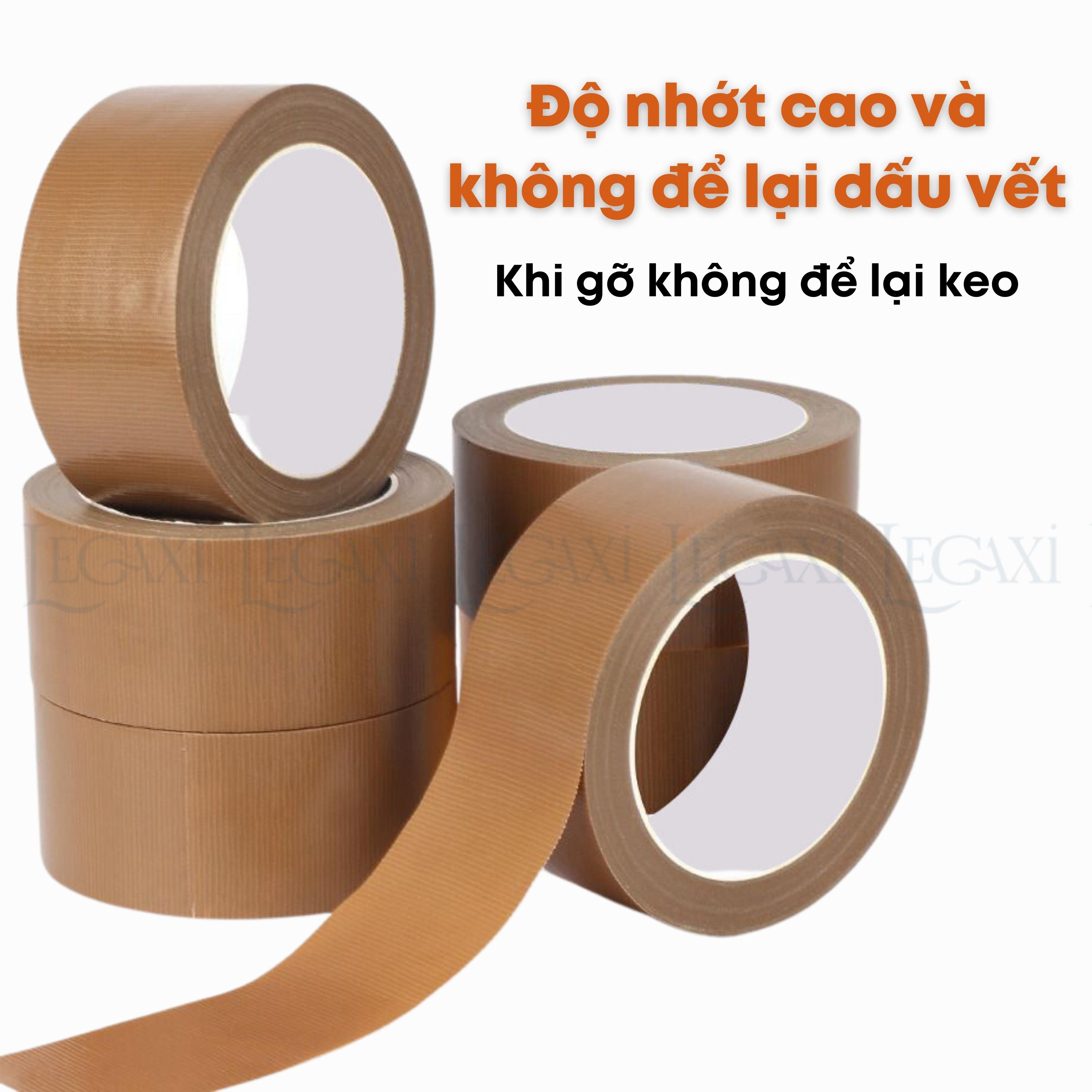 Băng keo dán chiếu sợi đay tre cói dán mép sửa chiếu chống bung dính chặt chống nước đa năng Legaxi