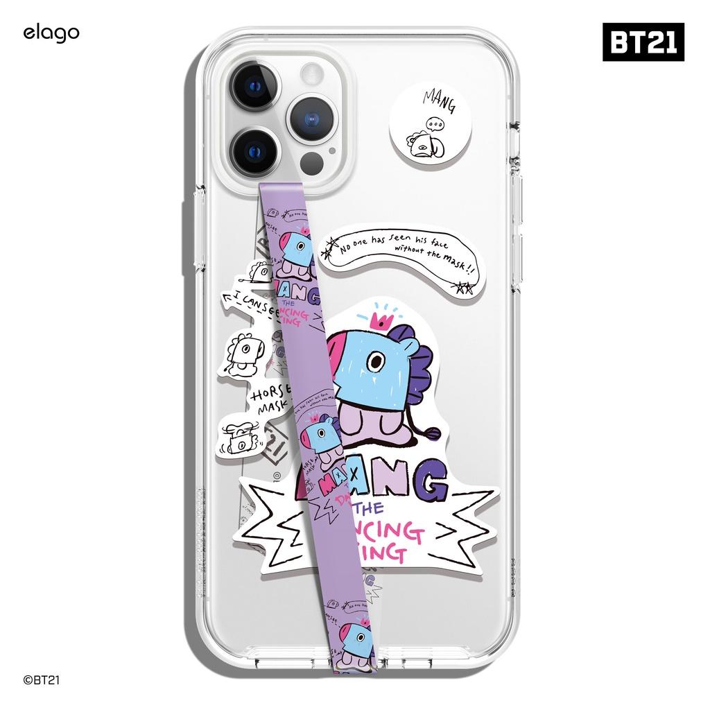 Dây BT21 l Elago Phone Strap with Stickers hàng chính hãng