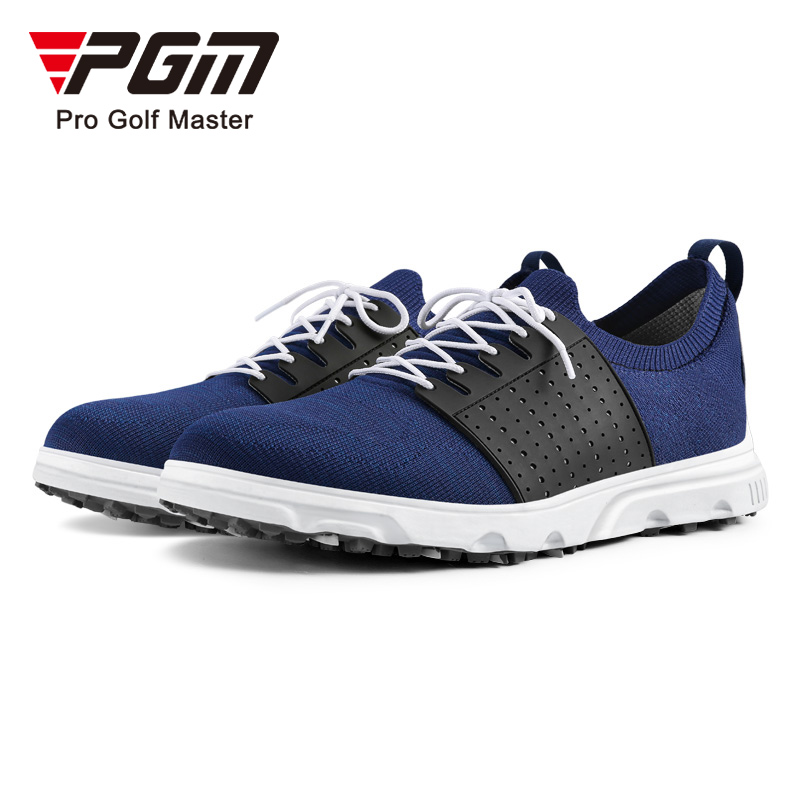 Giày golf Nam - PGM Men Microfibre Golf Shoes - XZ183 - 40 - Xanh đậm