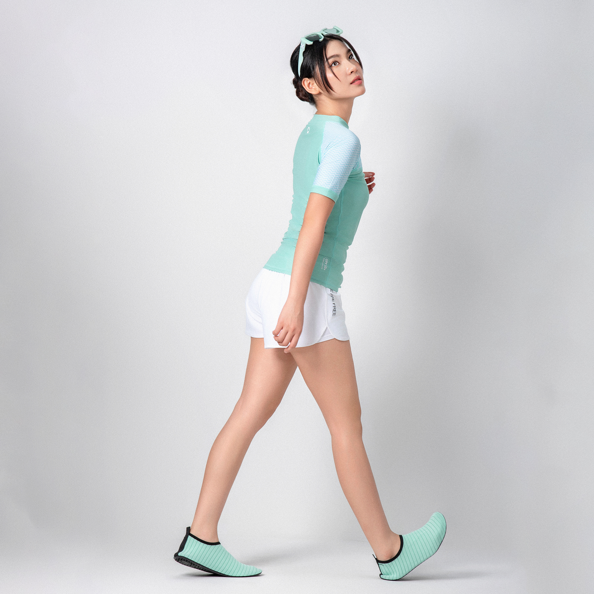 Destiny Clara Áo bơi nữ tay ngắn SOBIE