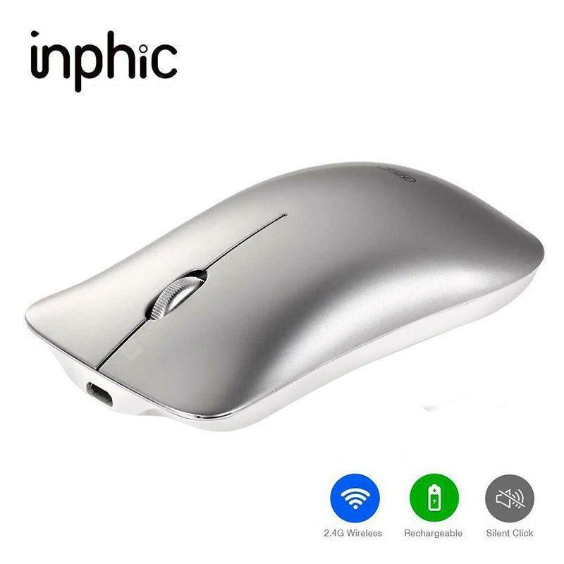 Chuột không dây Bluetooth pin sạc Inphic PM9BS - sử dụng cho Macbook, Windows - Hàng Nhập Khẩu