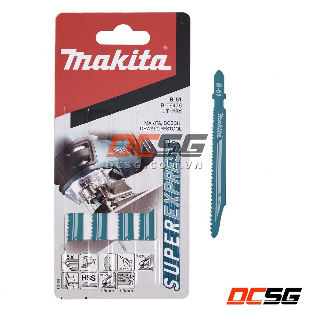 Lưỡi cưa lọng cắt nhanh kim loại Makita B-51 B-06476 (01 lưỡi) | DCSG