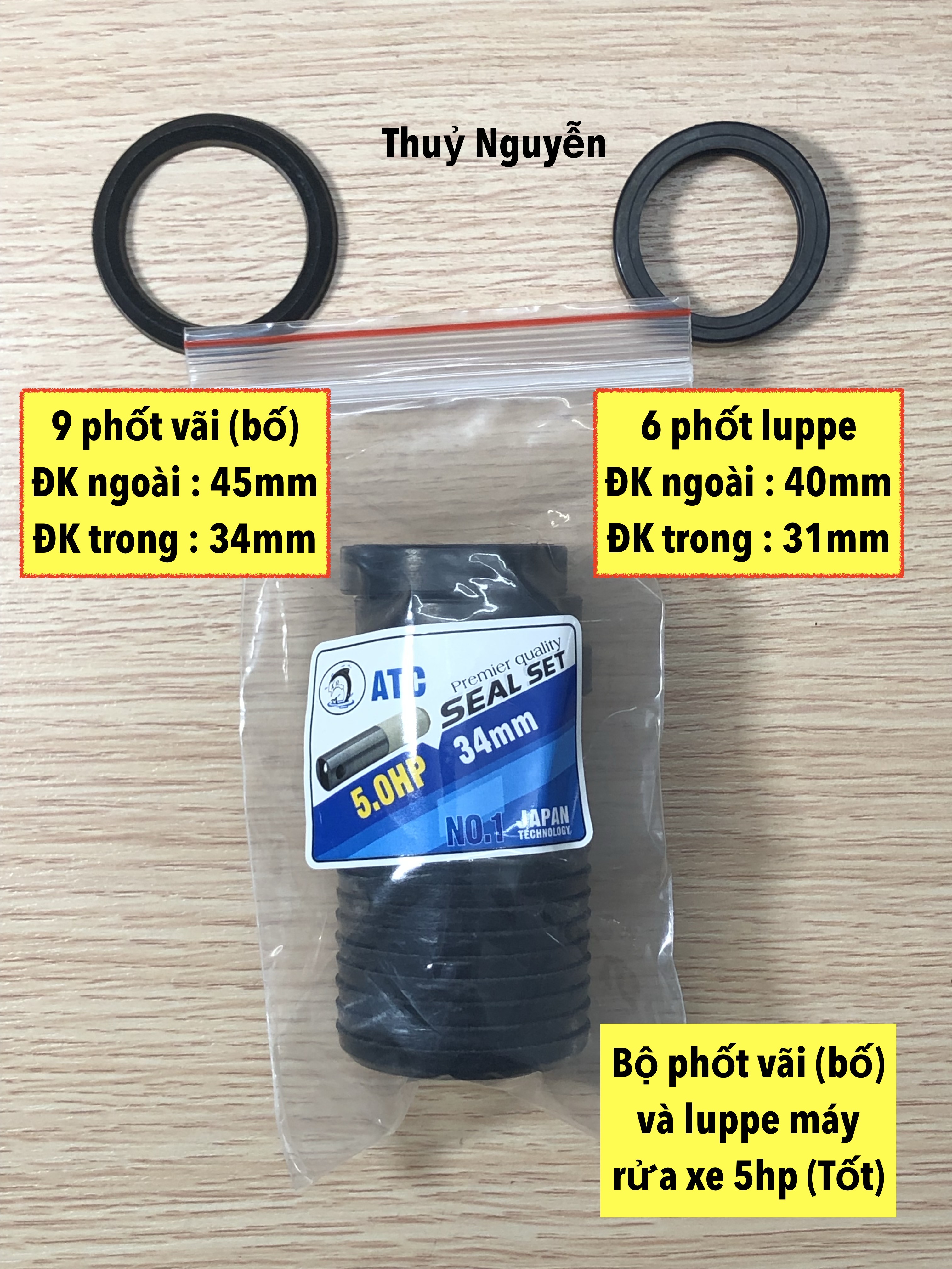 Bộ phốt vãi và luppe máy rửa xe pít tông sứ 1hp, 1.5hp, 2hp, 5hp, 7hp và 10hp. Hàng tốt theo tiêu chuẩn Nhật Bản