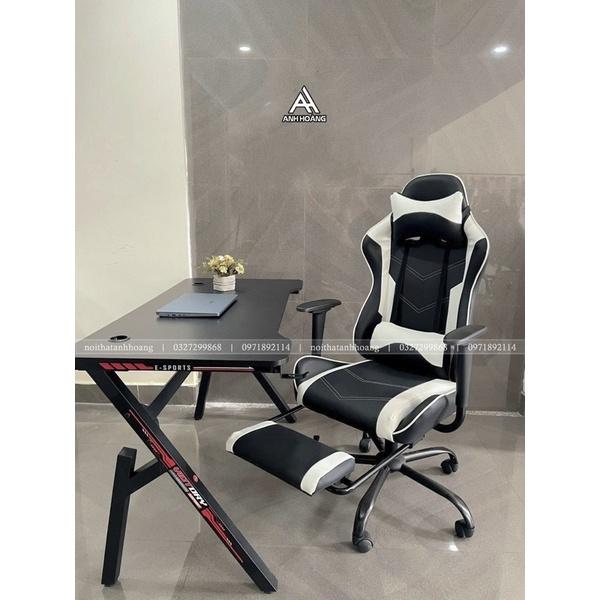 Bàn Gaming vân Carbon cao cấp - FDW bảo hành 24 tháng