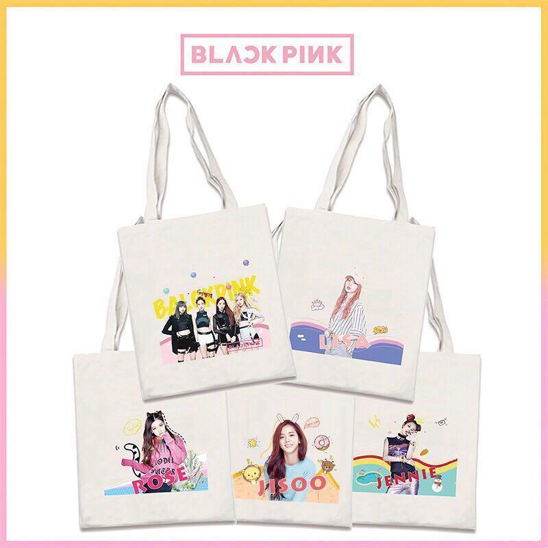 Túi tote Black Pink túi vải in hình idol Kpop