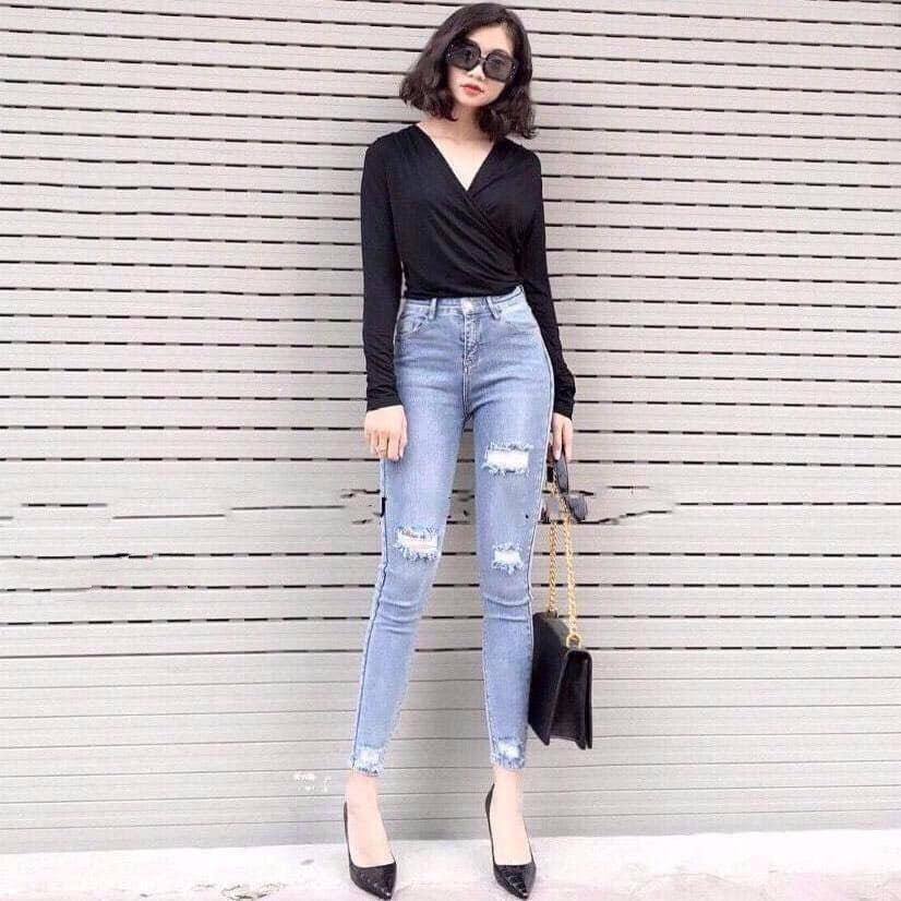 QUẦN JEAN NỮ XƯỚC KIỂU - GV3131